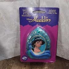 Disney Birthday Candle Cake Topper Decoration Hand-painted Aladdin Jasmine