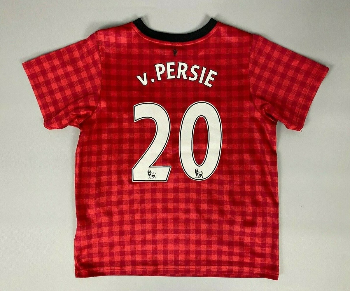 MANCHESTER UNITED 2012 2013 V.PERSIE HOME SHIRT FOOTBALL SOCCER