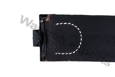 Army German Heer Leather Sling Belt Black 110cm