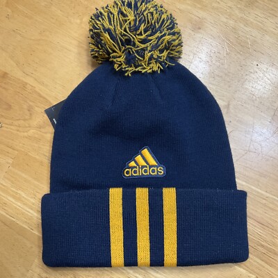 Bonnet St Louis Blues NHL – 47 Brand – Violet/Noir/Jaune – Pompon – Homme – Neuf