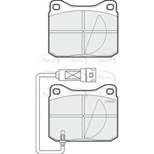 Apec Brake Pads PAD1901 Fits Bentley - Built to OE Specifications & Quality