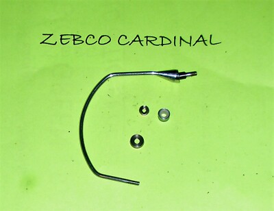 Zebco Cardinal 4 Reel Parts Rocket Bail Wire,Nut,Washer&Roller Used(Lot 154 156)