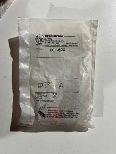 Efector100 IFM II7103 IIK3015-ANKG/US-100 Proximity Switch 10...30VDC 100mA Nos - Picture 5 of 5
