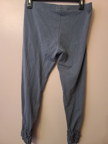 Matilda Jane Girls Character Counts Gray Ruffle Leggings Size Large - Picture 4 of 7