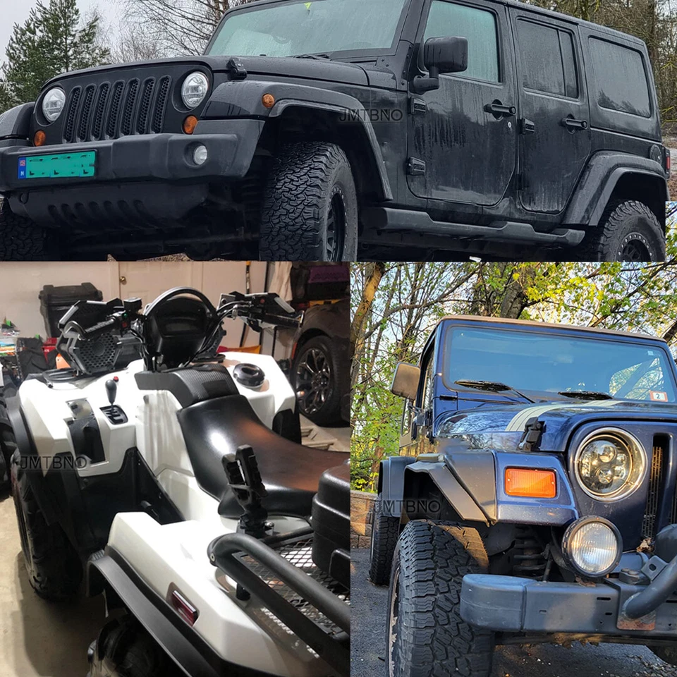 21FT Flexible PVC Fender Flare Widebody Wheel Arches For Nissan Fontier Pickup - Image 4 of 4