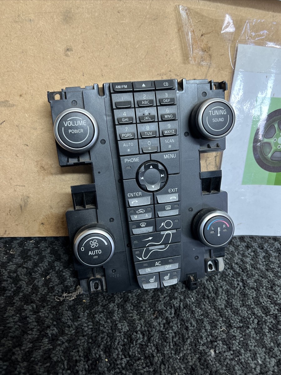 VOLVO C30 S40 V50 C70 2004-2012 HEATER & RADIO CONTROL PANEL 