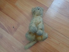 VINTAGE 1950'S STEIFF LEOPARD CAT PLUSH SOFT TOY - MISSING BUTTON TAG