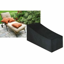 Image of Garland Weather Proof Lounger Cover Black