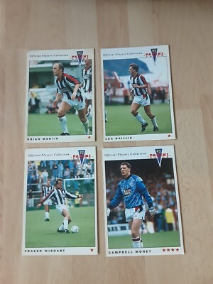 VIER VERSCHIEDENE ST MIRREN 1992 PANINI OFFIZIELLE SPIELER FUSSBALL KARTEN