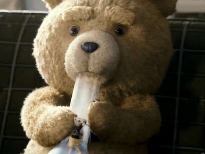 weed teddy bear