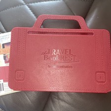 IF The Travel Book Rest RED Hands Free Tablet Book Holder Portable Stand