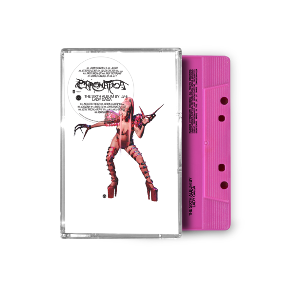 LADY GAGA CHROMATICA OFFICIAL PINK CASSETTE 2 RARE LIMITED EDITION