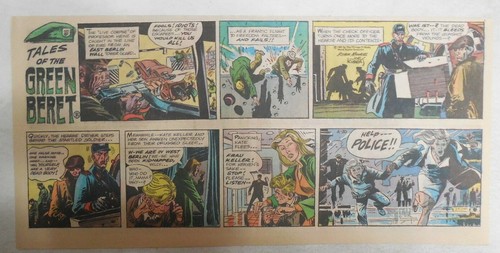 Tales Of The Green Berets de Joe Kubert del 30/04/1967 Tamaño: 7,5 x 15 pulgadas - Imagen 2 de 3