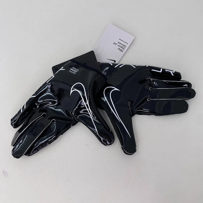 NWT Nike Academy Hyperwarm Soccer Gloves Adult Size Small Black Gray Futbol Cold
