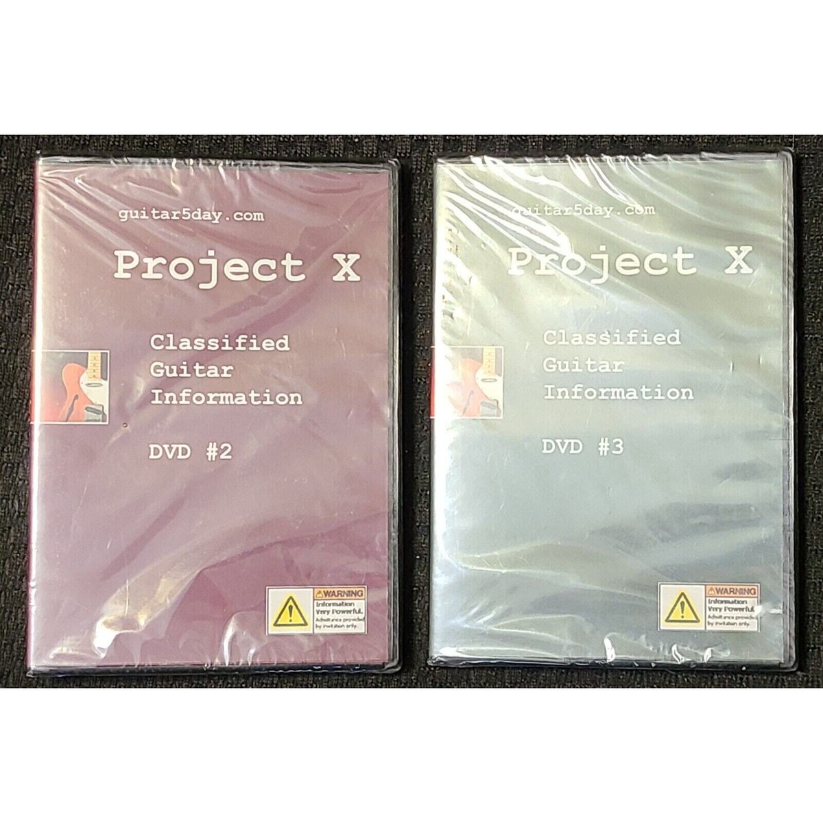 Project X Classified Guitar Information DVD #2 & #3 guitar5day.com 