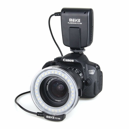 Meike MK-N-AF-B Auto Focus Macro Extension Tube + FC-100 Ring Flash for Nikon AU - Picture 3 of 11