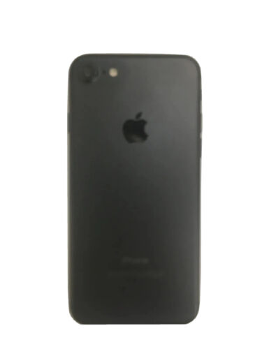 Original used Apple iPhone 7 back housing cover. Matte Black - Picture 1 of 5