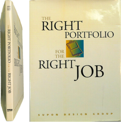 Richtiges Portfolio für den richtigen Job 1994 Supon Design Group art graphique dessin