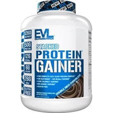 Evlution Nutrition Stacked Protein Gainer -50g Protein Per Serving- 6lb