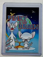 Pinky & The Brain Limited Artist Signed “Cartoon Classic” Trading Card 7/10