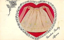 Des Moines Iowa National Handcraft Institute Apron Postcard J46893