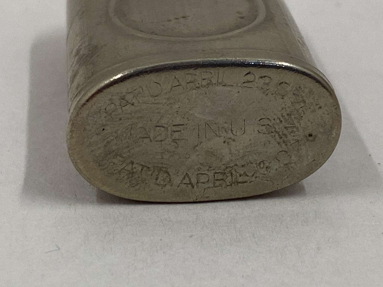 Vintage PAT April 23 1905 Fishing Reel Metal Mini Oil Can Oiler