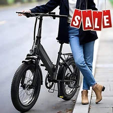 SISIGAD Folding Electric Bike for Adults Peak 1000 W Fat Tire Electric Bicycle S