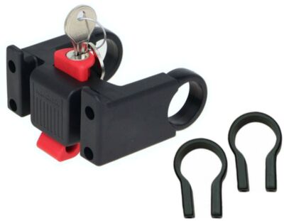 Klickfix Adapter Abschließbar Lenkeradapter mit Schloss Lenker Ø 22-26mm 31,8mm