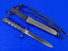United Arab Emirates Bayonet Fighting Knife w/ Scabbard