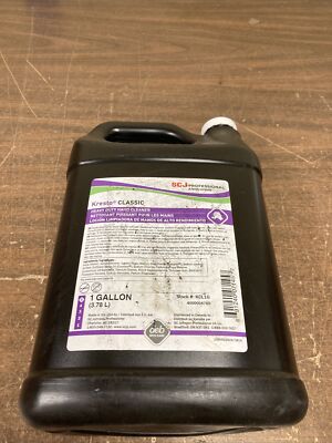 Sc Johnson 1 Gal Pump Bottle Hand Cleaner with Grit Liquid, Beige, Fougere Scent