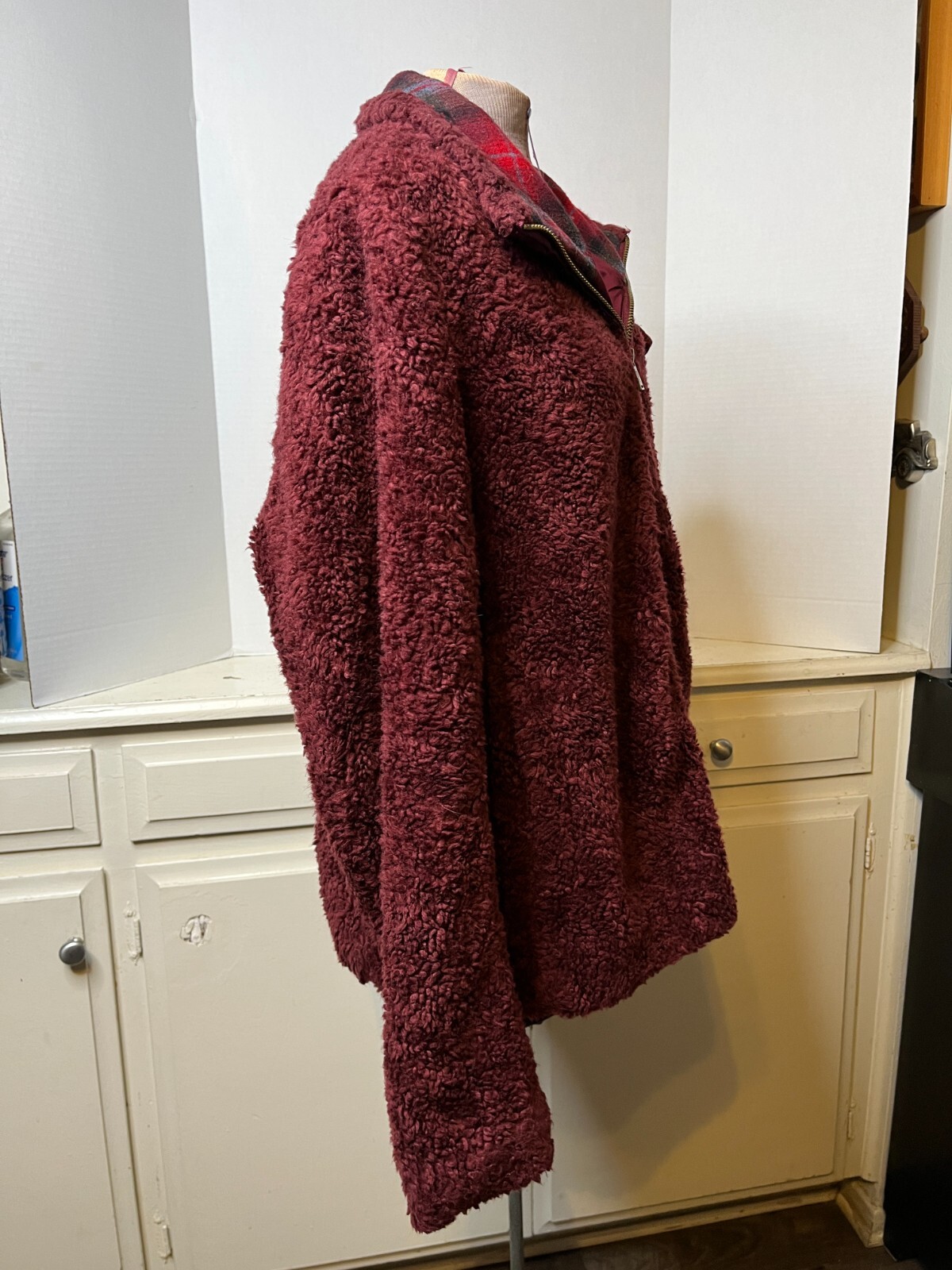 Pendleton Women's Maroon Full Zip Long Sleeve Woo… - image 6