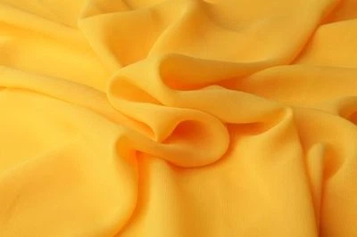 CHIFFON Stoff Meterware weich fallend fein Kleid Bluse Stola GELB EUR 4,99/m - Bild 1 von 2