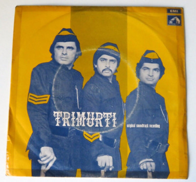 RAHUL DEV BURMAN Trimurti 7'' 45  OST Kishore Kumar, ASHA BHOSLE, Lata Mangeshkar