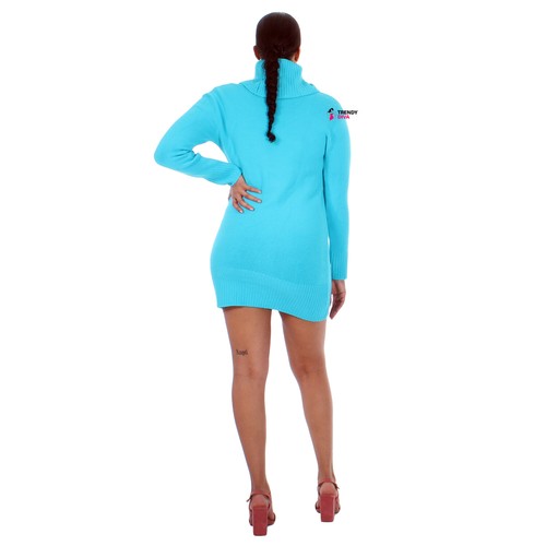 Ladies Cowl Neck Jumper Sweater Tops Tunic Long Sleeve Dress Size S Plus Size 18 - 第 119/147 張圖片