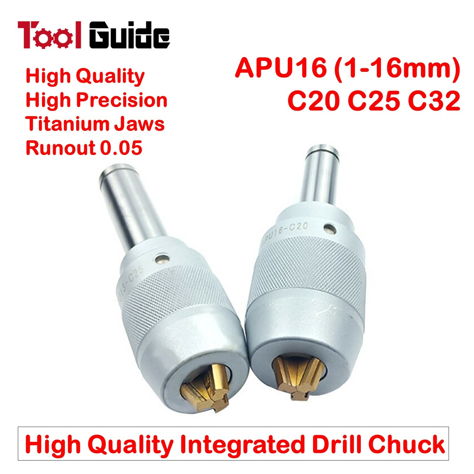 Fdit Mandrin De Perçage APU16-C25, Design Intégré, 0,08 Mm