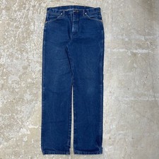 Vintage Wrangler Jeans 34x33 Blue Pants Cowboy Western 13MWZ Denim Tag 35x34 C9