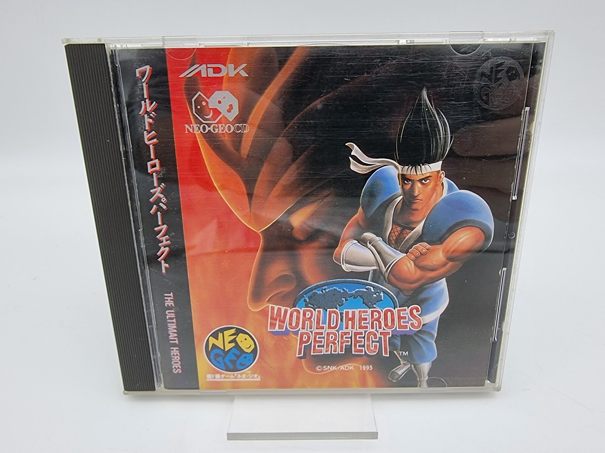 World Heroes Perfect neo geo CD Japon Used Tested | eBay