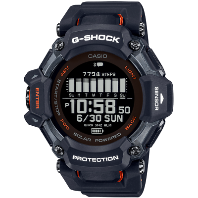 CASIO G-SHOCK GBD-H2000-1AJR G-SQUAD Bluetooth GPS Radio Solar