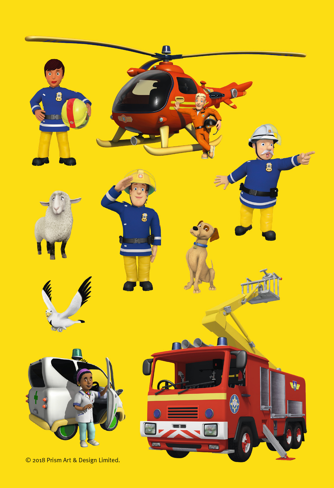 Thumbnail - Feuerwehrmann Sam: Brandheißer Sticker- Und Malspaß