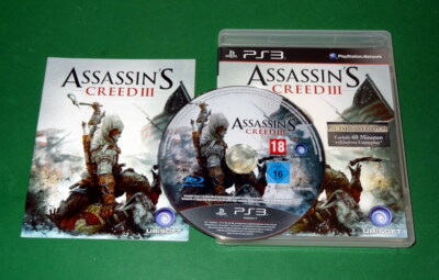 Assassin's Creed III 3 DEUTSCH fuer Sony Playstation 3 PS3 mit Anleit. und OVP +