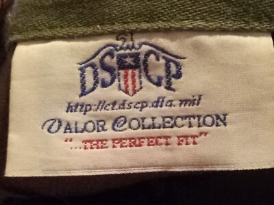 Vintage Military Hat DSCP Garrison Envelope & MC Insignia Pin SZ 7 1/8 Valor