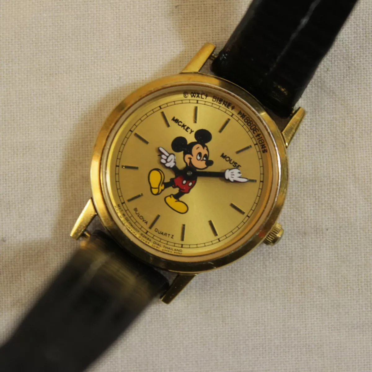 Walt disney productions mickey mouse watch 2025