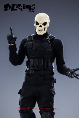 DLZ.TOYS Skeleton Master Chief 1/12 Action Figure 6'' Skull