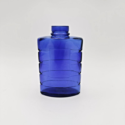 Vintage Bourjois Evening in Paris Cobalt Blue Perfume Bottle 4 3/4 Inches