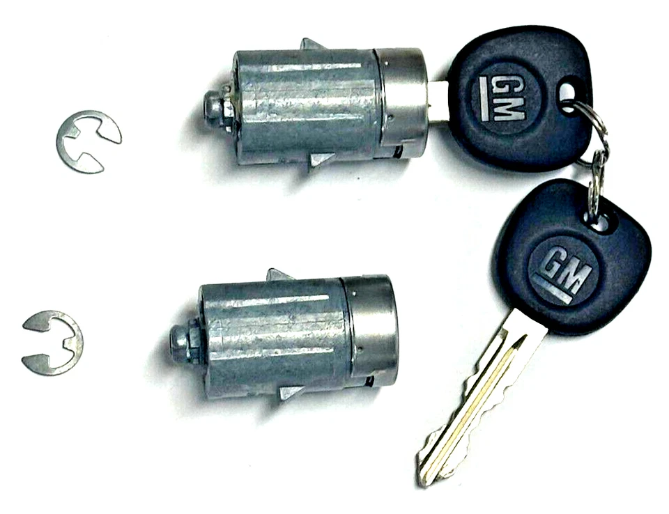NOVO 2007-2014 GMC Yukon OEM 2 portas chave trava cilindros interruptor com 2 chaves logotipo GM - Imagem 2 de 4