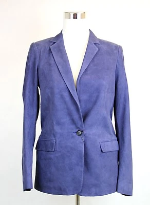 $3300 NEW Authentic Gucci Womens Suede Jacket Blazer, Blue, 340441 4579 - Image 1 of 4