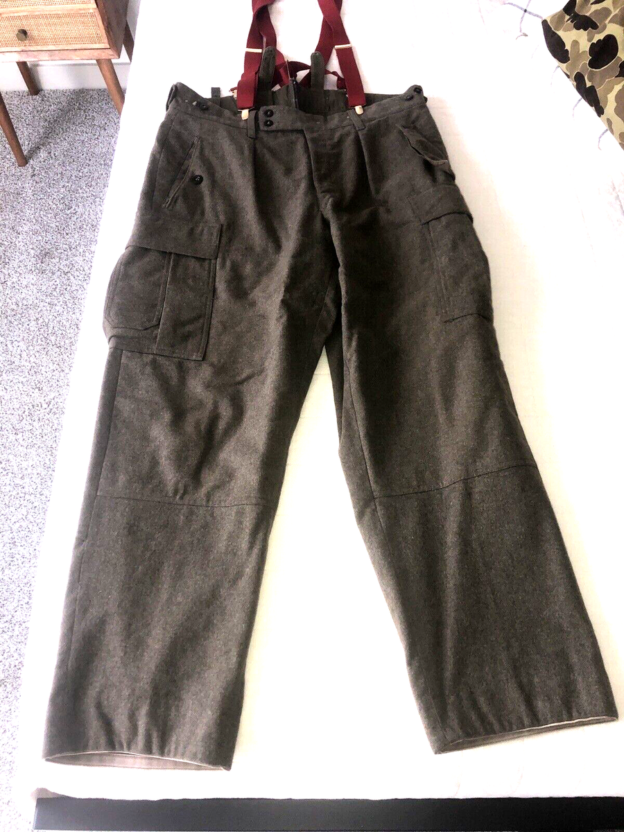 1960's K. Begemann German Military Baggy Hunting Wool Cargo 1960's K. Begemann German Military Baggy Hunting Wool Cargo