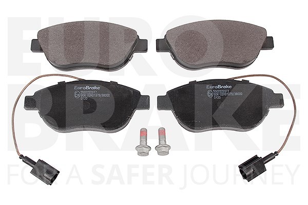 Eurobrake Bremsbelagsatz, Scheibenbremse Vorderachse U.A. FüR Abarth, Fiat-image