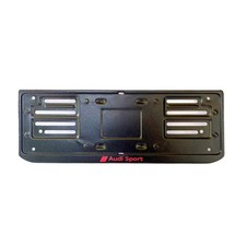 Portatarga Design Audi Sport in Ferro solo Anteriore Universale + 6 clip