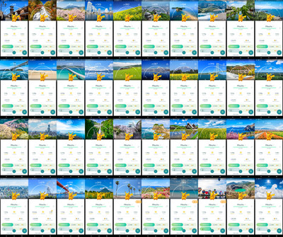 PokémonGo | Shiny Pikachu Stamp Rally Background Japan | PTC 20k Dust